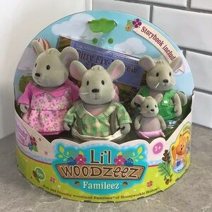 Li'l Woodzeez Handy Dandy Mouse Family & Bitty Fit It Crew to the Rescue Set